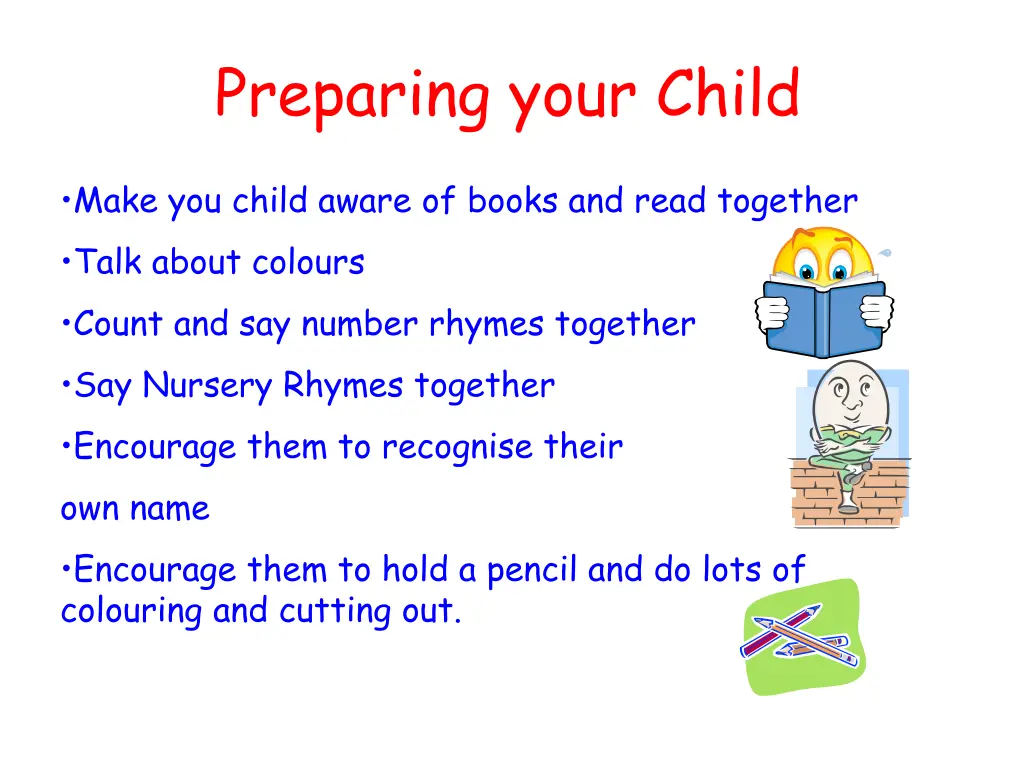 preparing your child