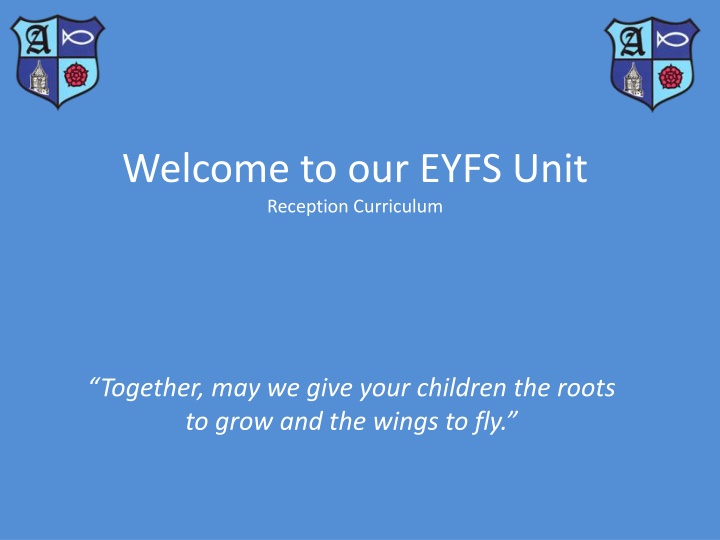 welcome to our eyfs unit reception curriculum