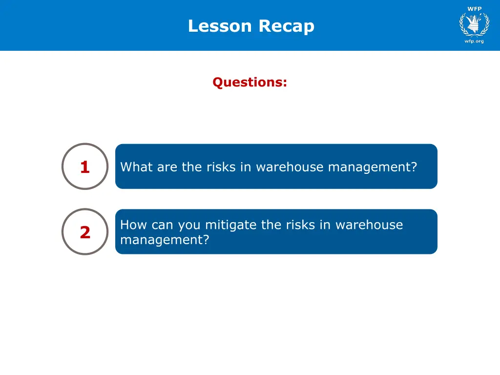 lesson recap