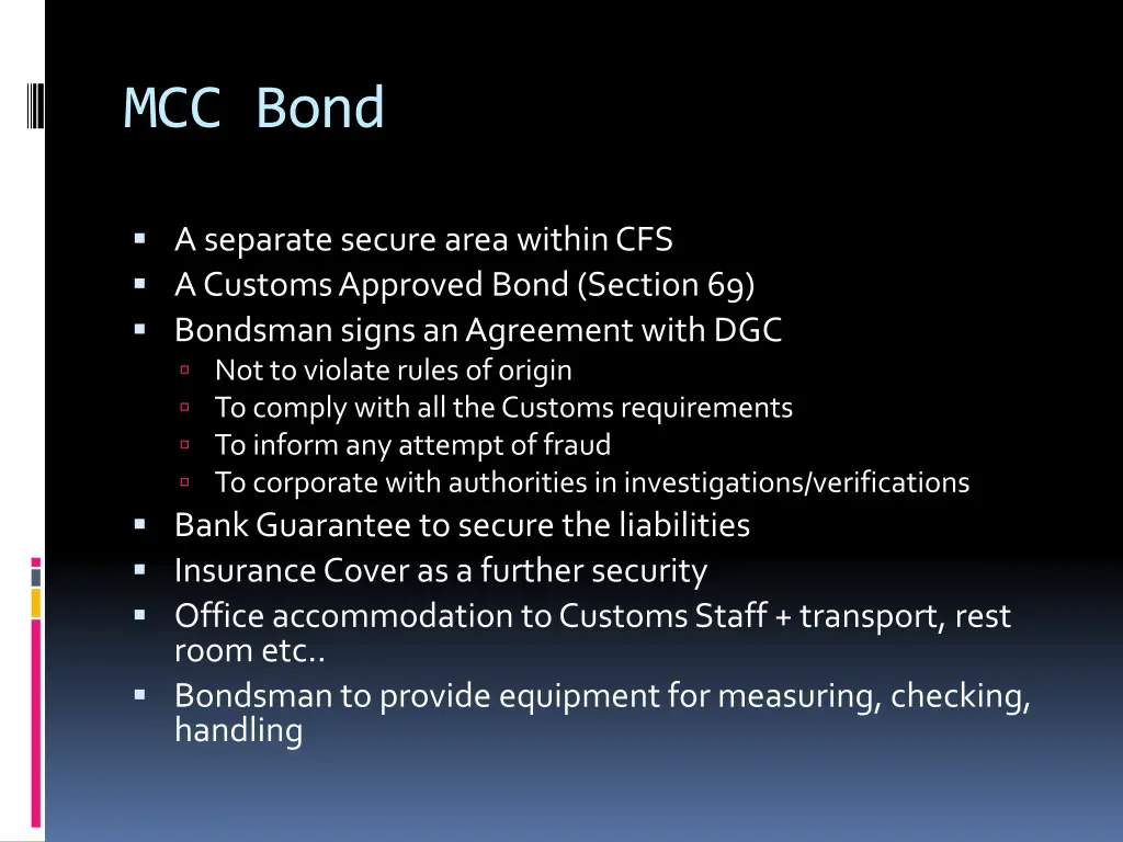 mcc bond