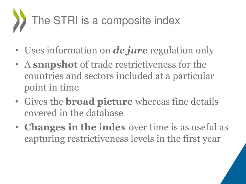 the stri is a composite index