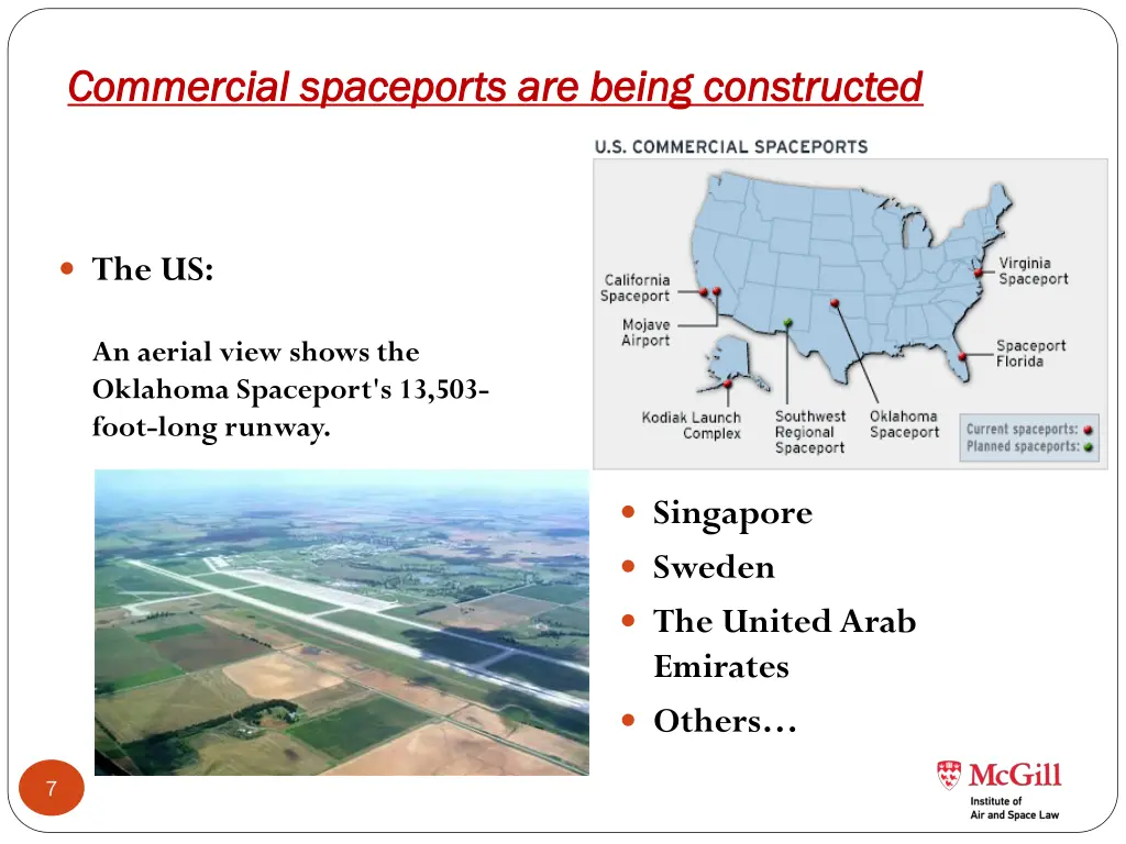 commercial commercial spaceports are being