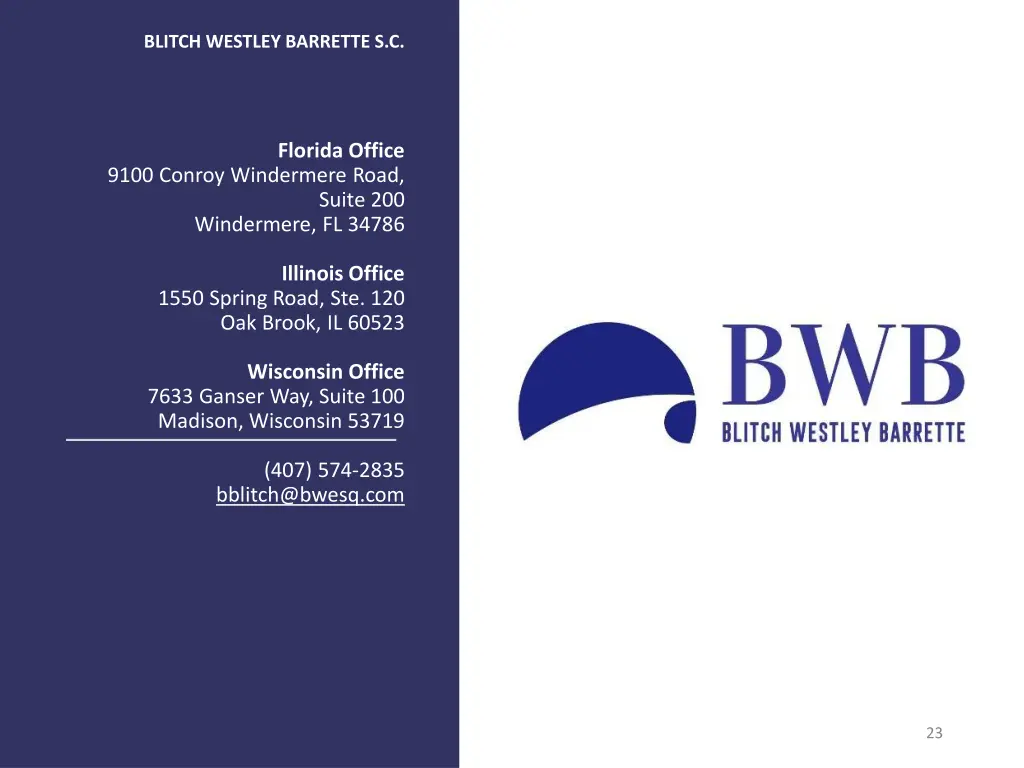 blitch westley barrette s c