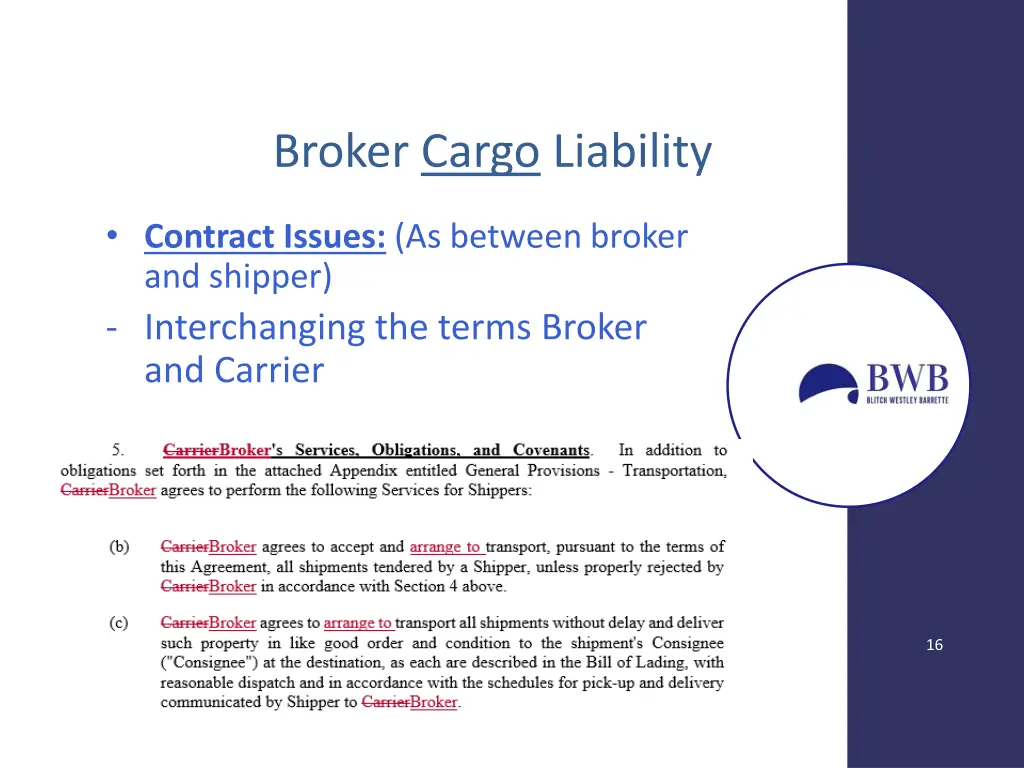 broker cargo liability 2
