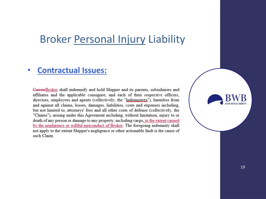 broker personal injury liability 2