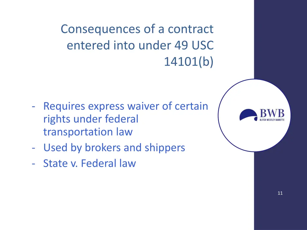 consequences of a contract entered into under