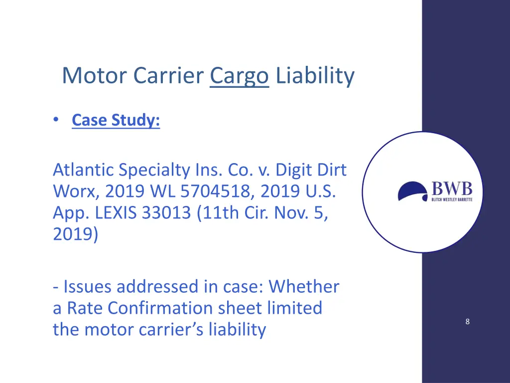 motor carrier cargo liability 2