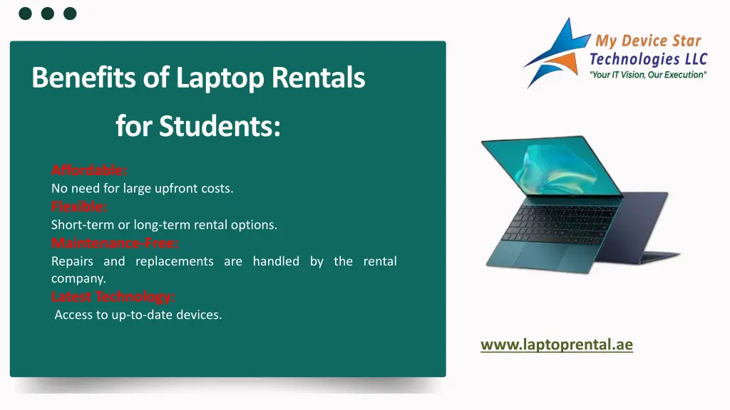 benefits of laptop rentals