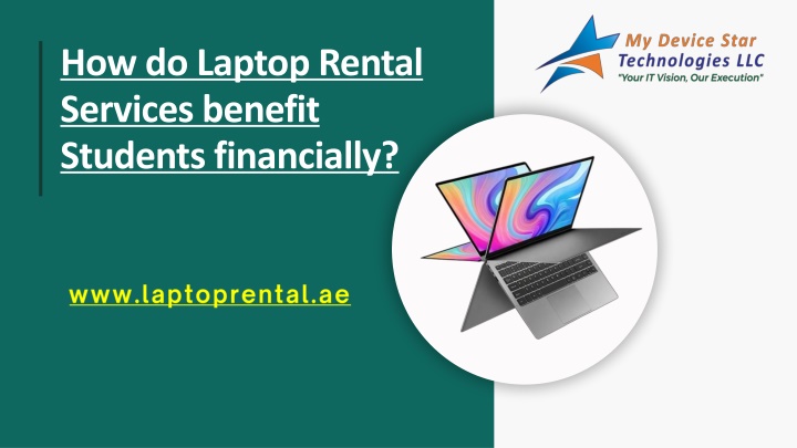 how do laptop rental services benefit students