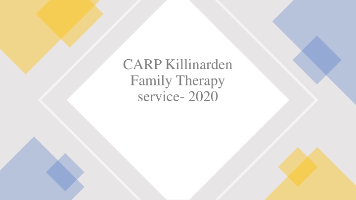 carp killinarden family therapy service 2020