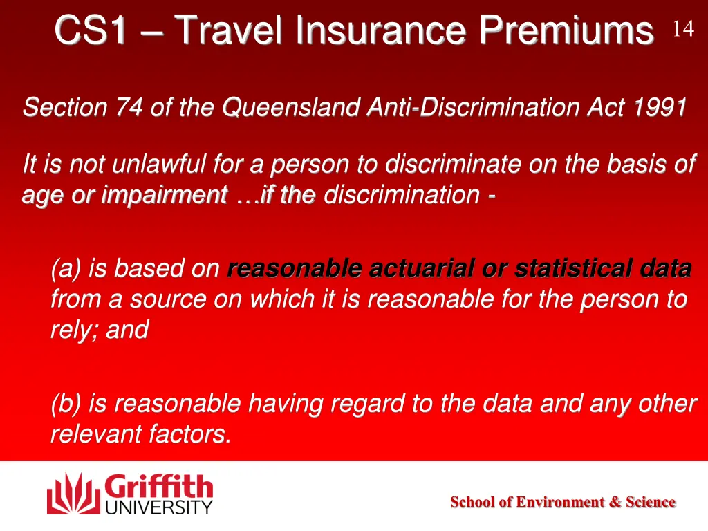 cs1 travel insurance premiums