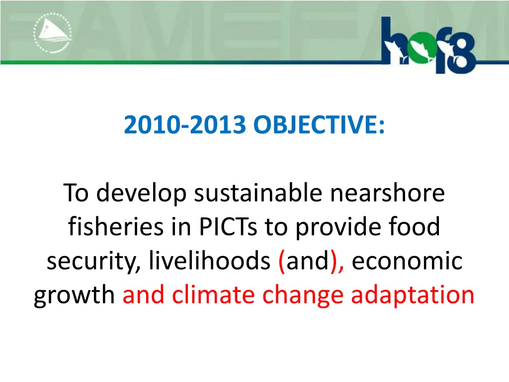 2010 2013 objective