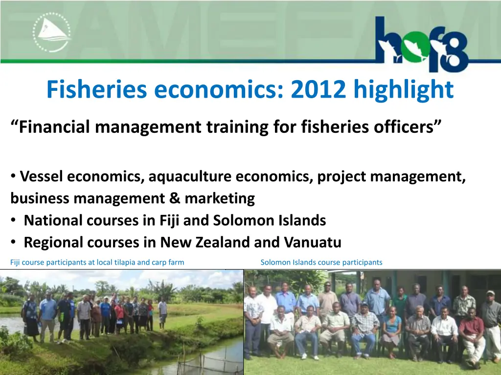 fisheries economics 2012 highlight