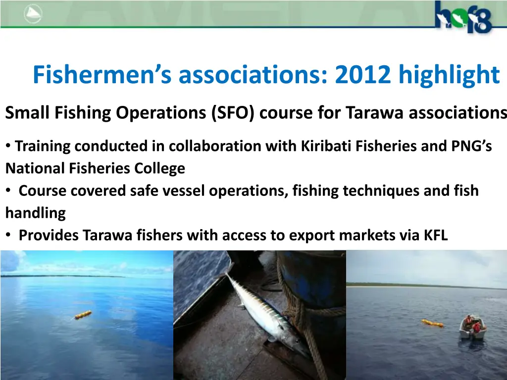 fishermen s associations 2012 highlight