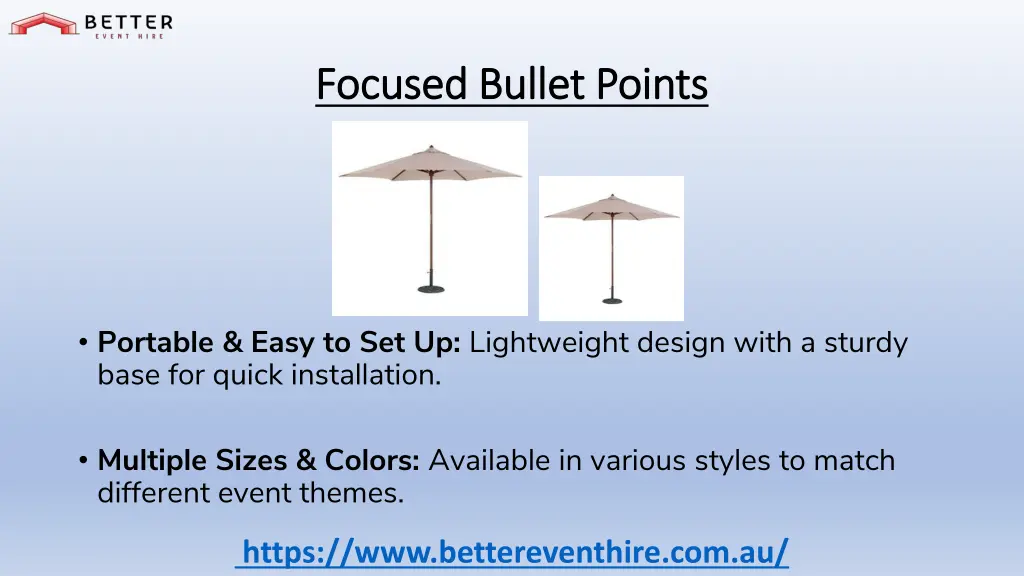 focused bullet points focused bullet points