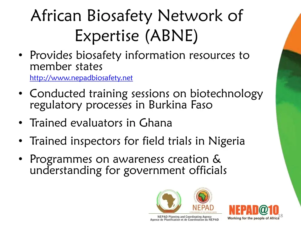 african biosafety network of expertise abne