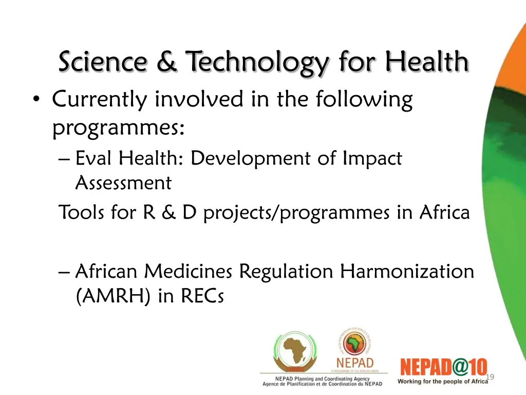 science technology for health currently involved