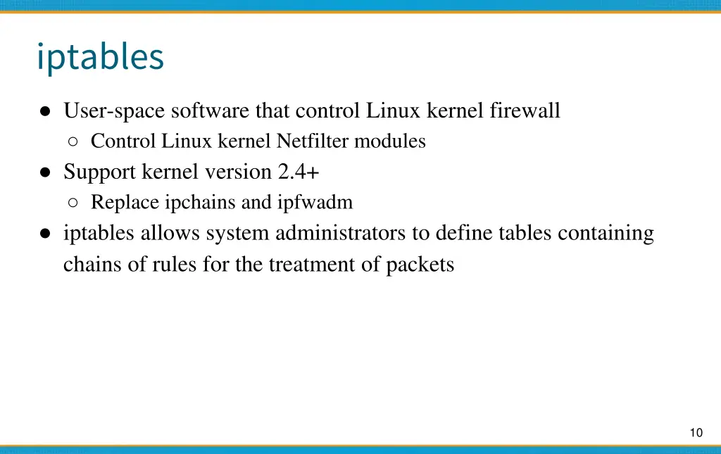iptables