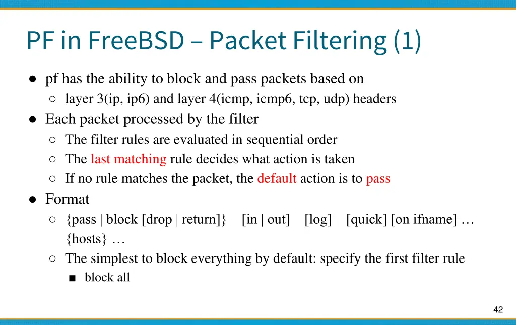 pf in freebsd packet filtering 1