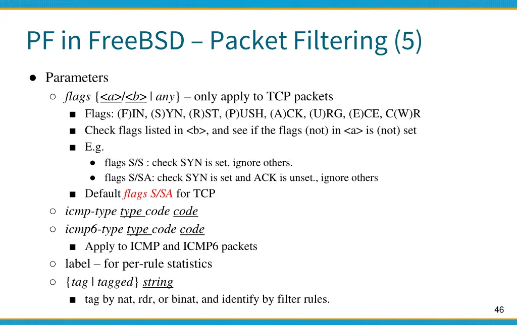 pf in freebsd packet filtering 5