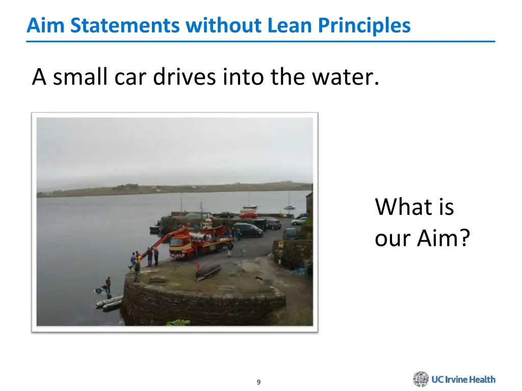 aim statements without lean principles