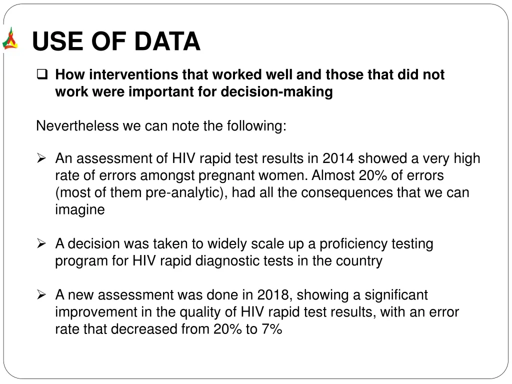 use of data 5