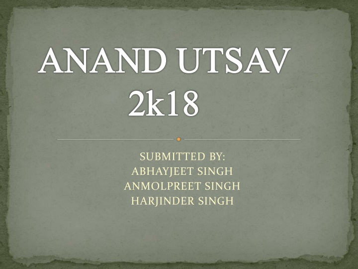 anand utsav 2k18