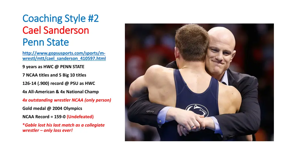 coaching style 2 coaching style 2 cael sanderson