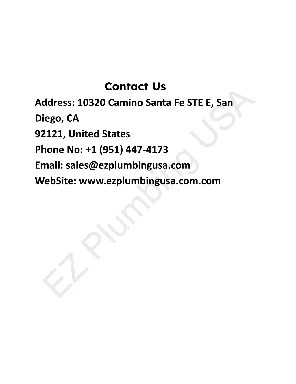 contact us address 10320 camino santa