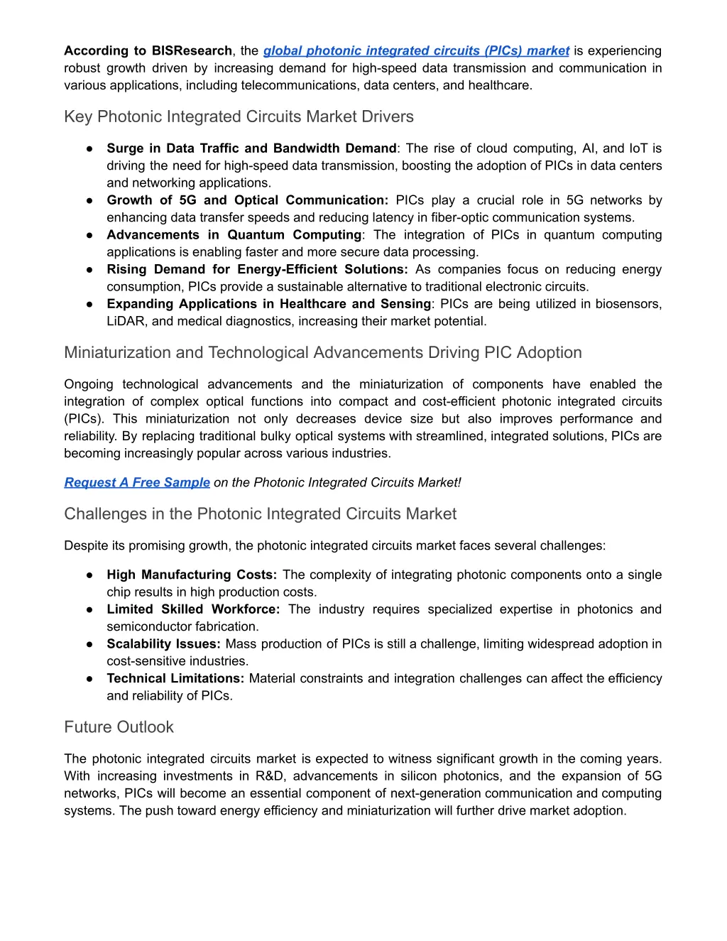 according to bisresearch the global photonic