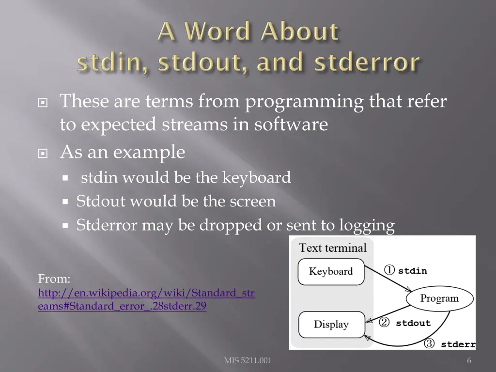 these are terms from programming that refer