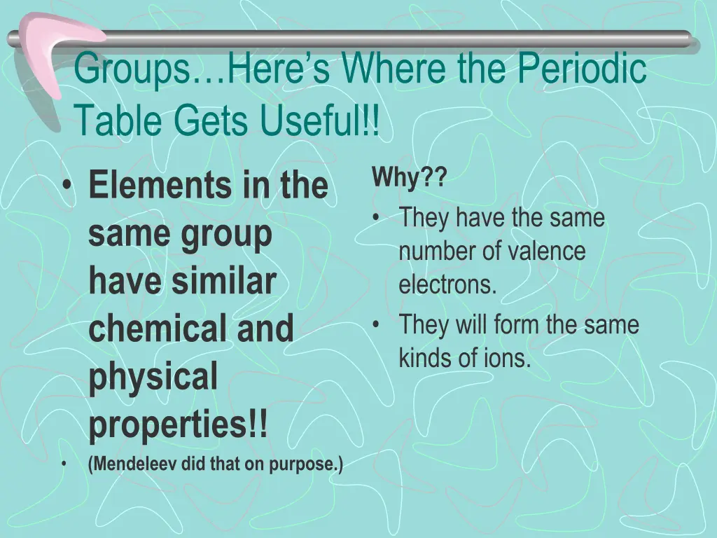 groups here s where the periodic table gets