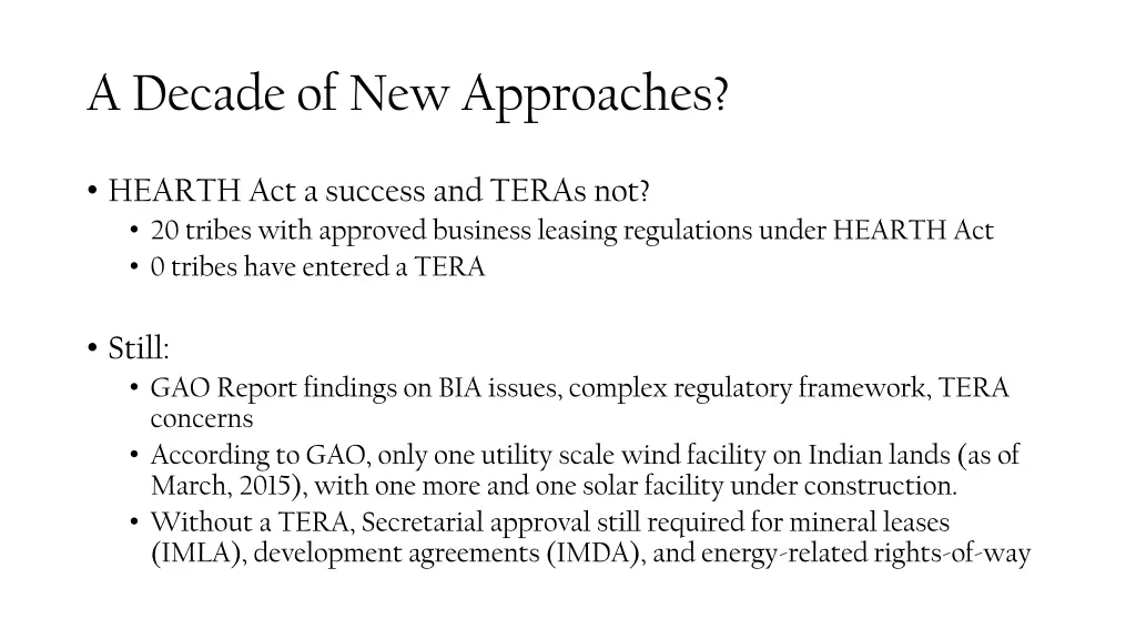 a decade of new approaches 3