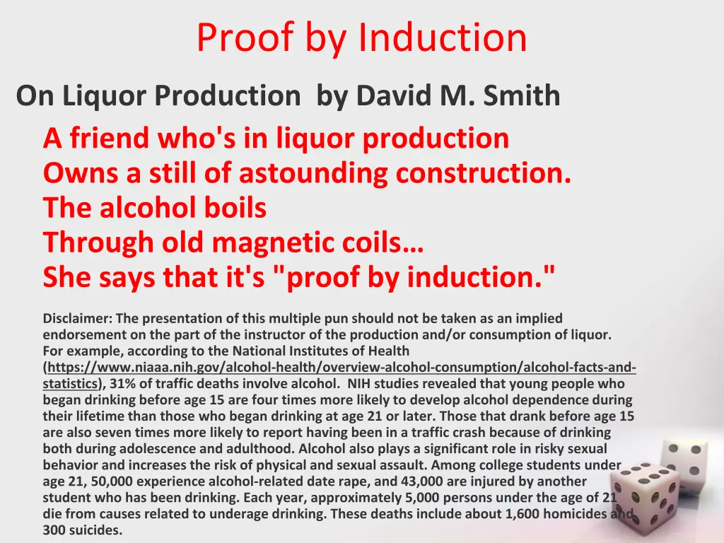 proof by induction