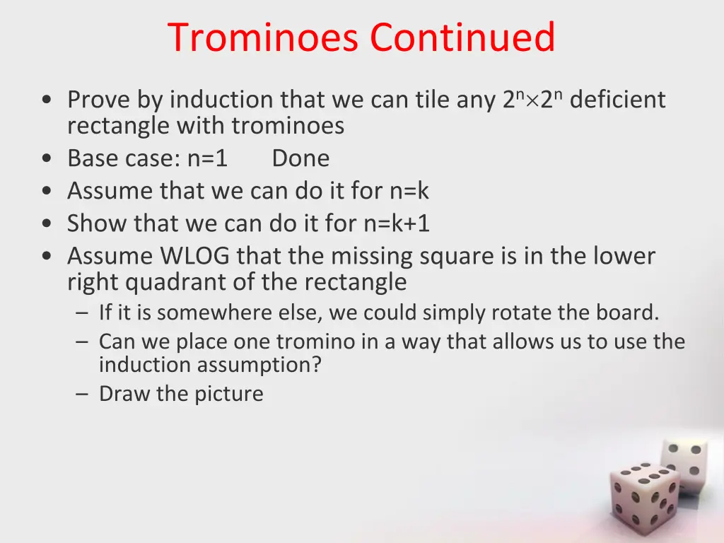 trominoes continued 1