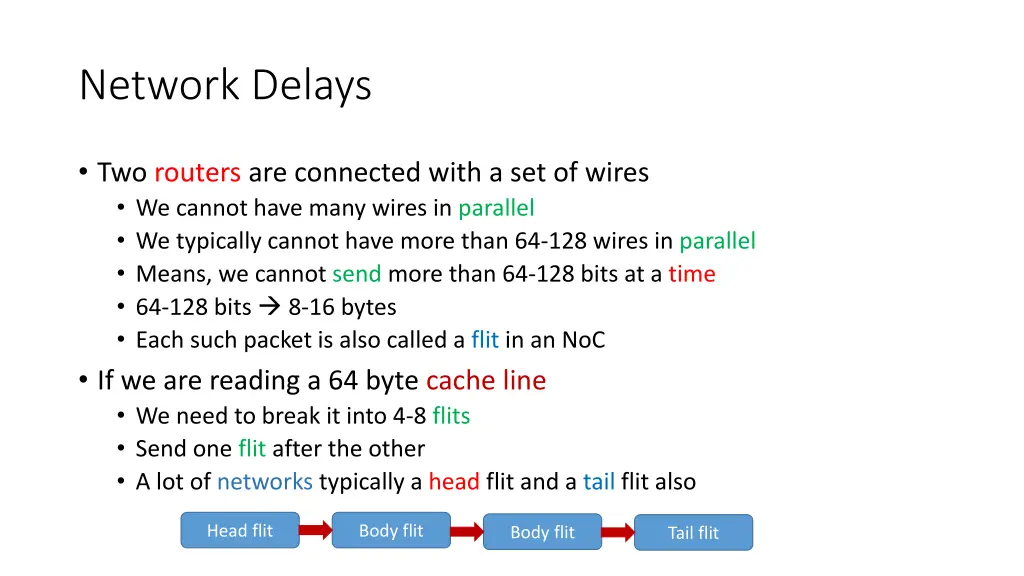 network delays