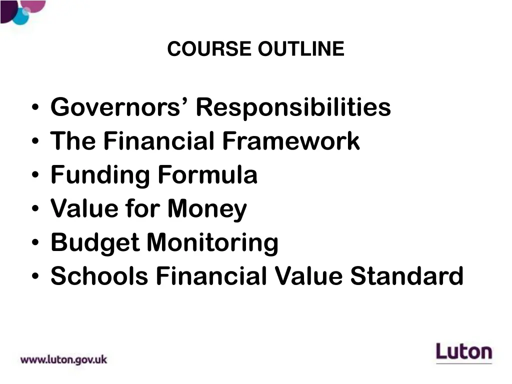 course outline