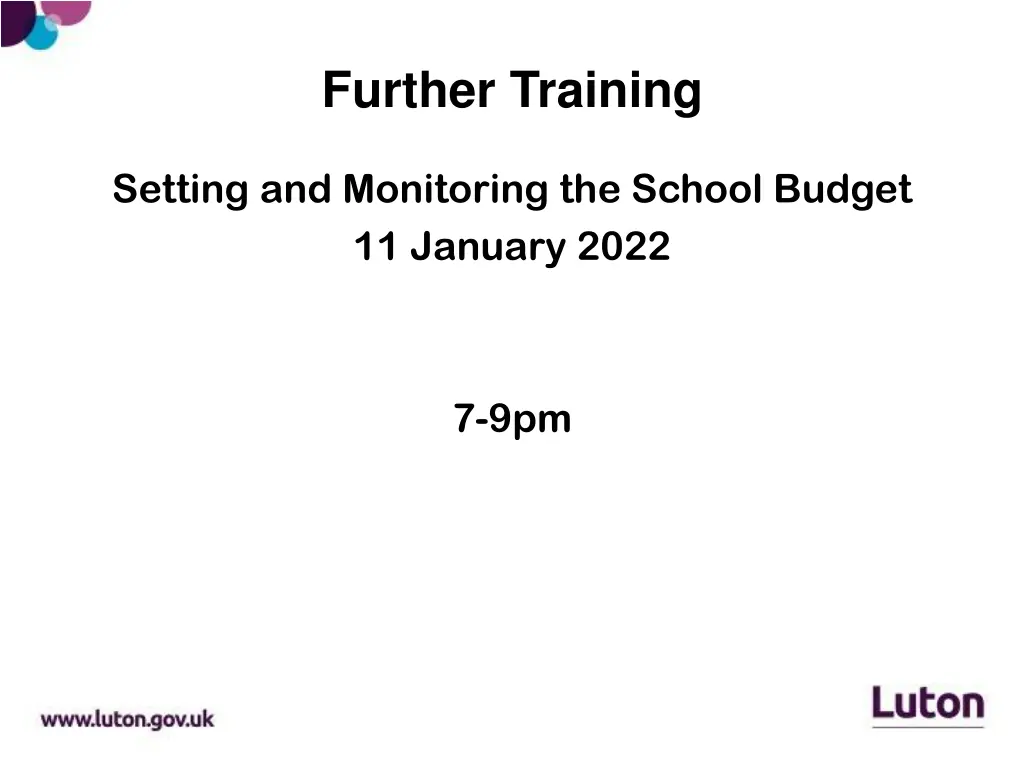 further training