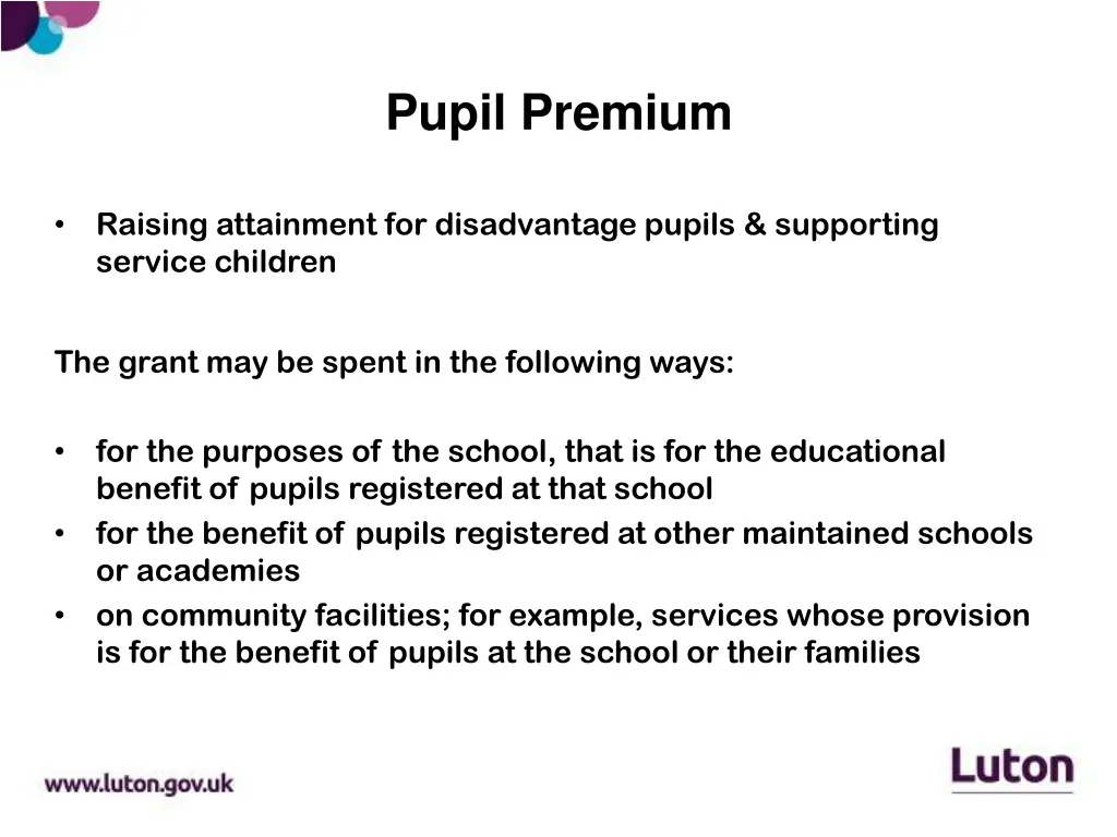 pupil premium