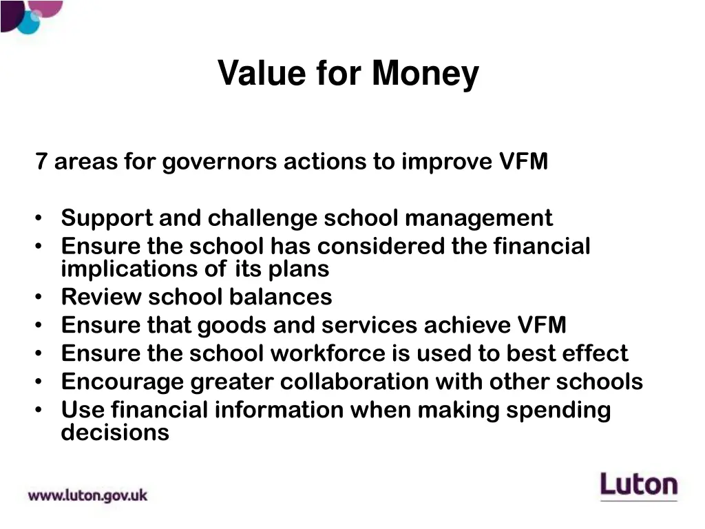 value for money