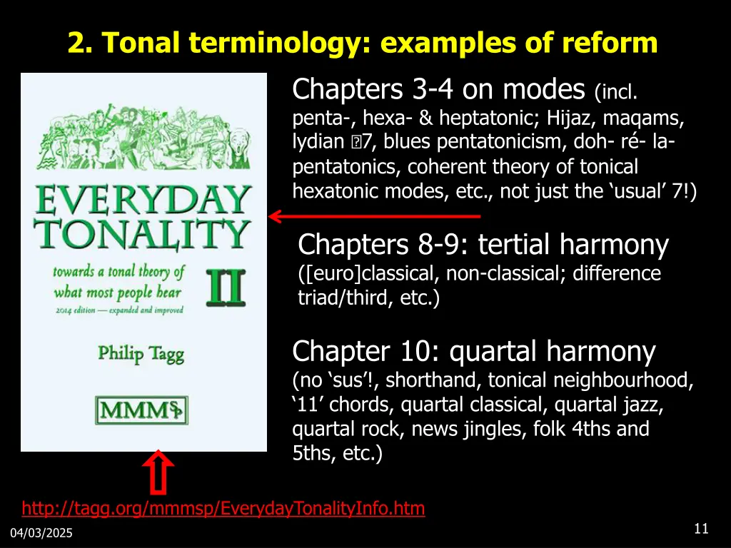 2 tonal terminology examples of reform chapters