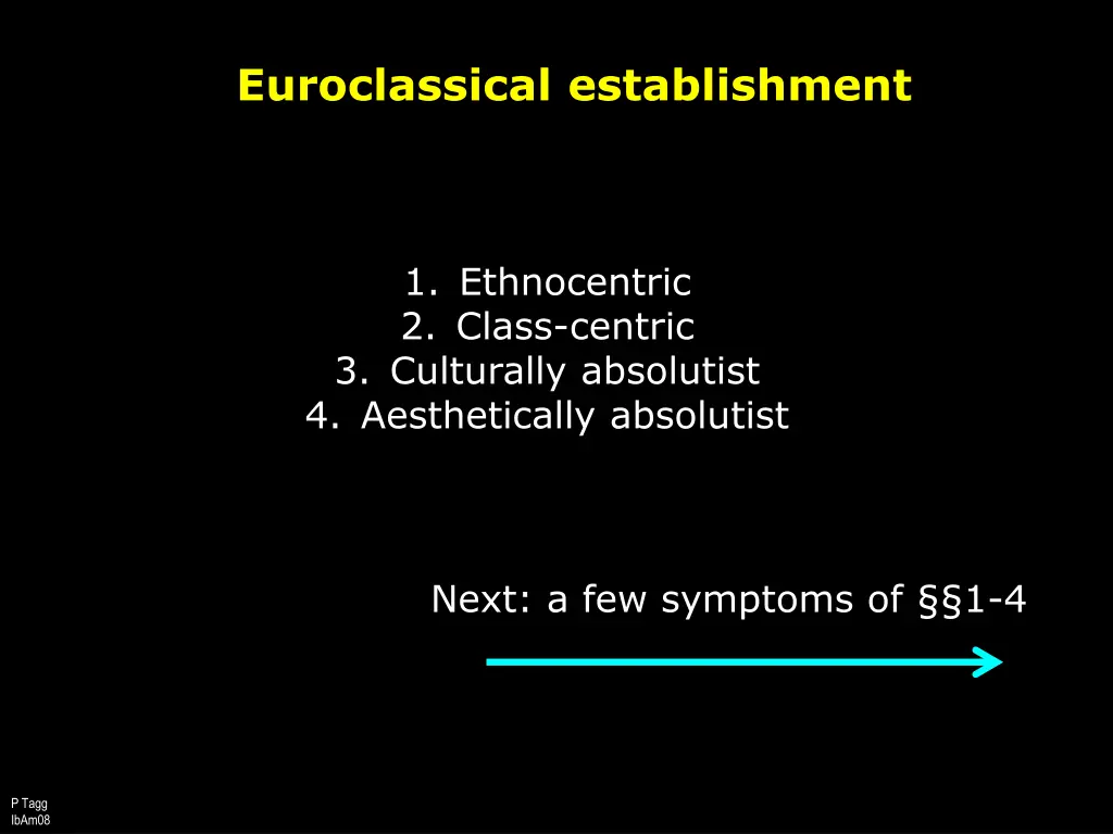 euroclassical establishment
