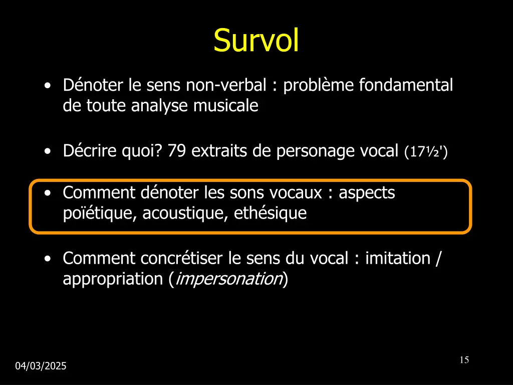 survol 2