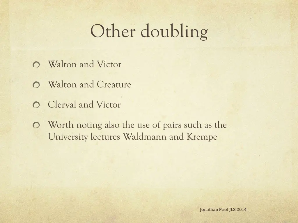 other doubling