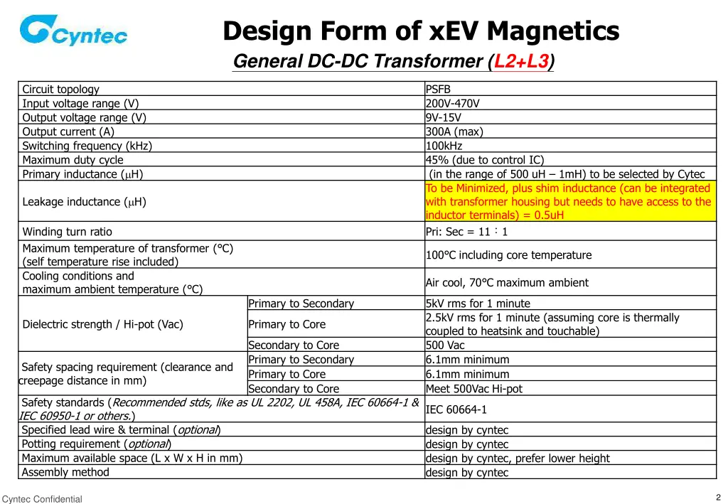 design form of xev magnetics general