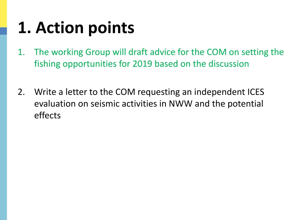 1 action points