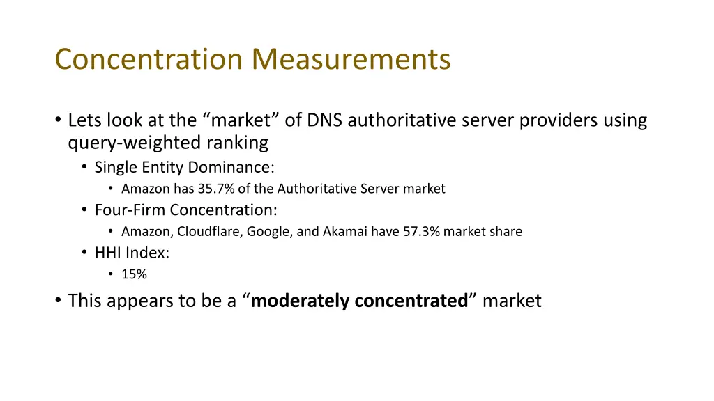 concentration measurements 1