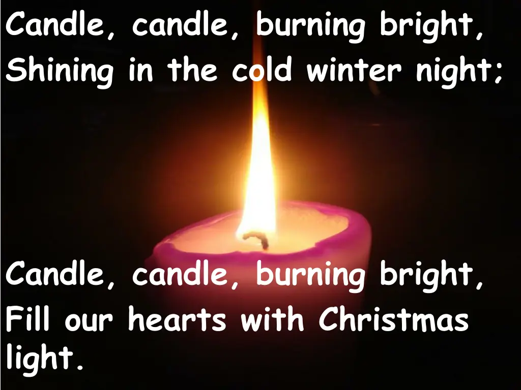 candle candle burning bright shining in the cold 2