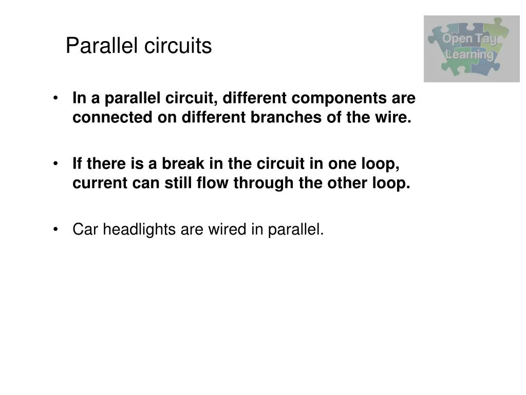 parallel circuits