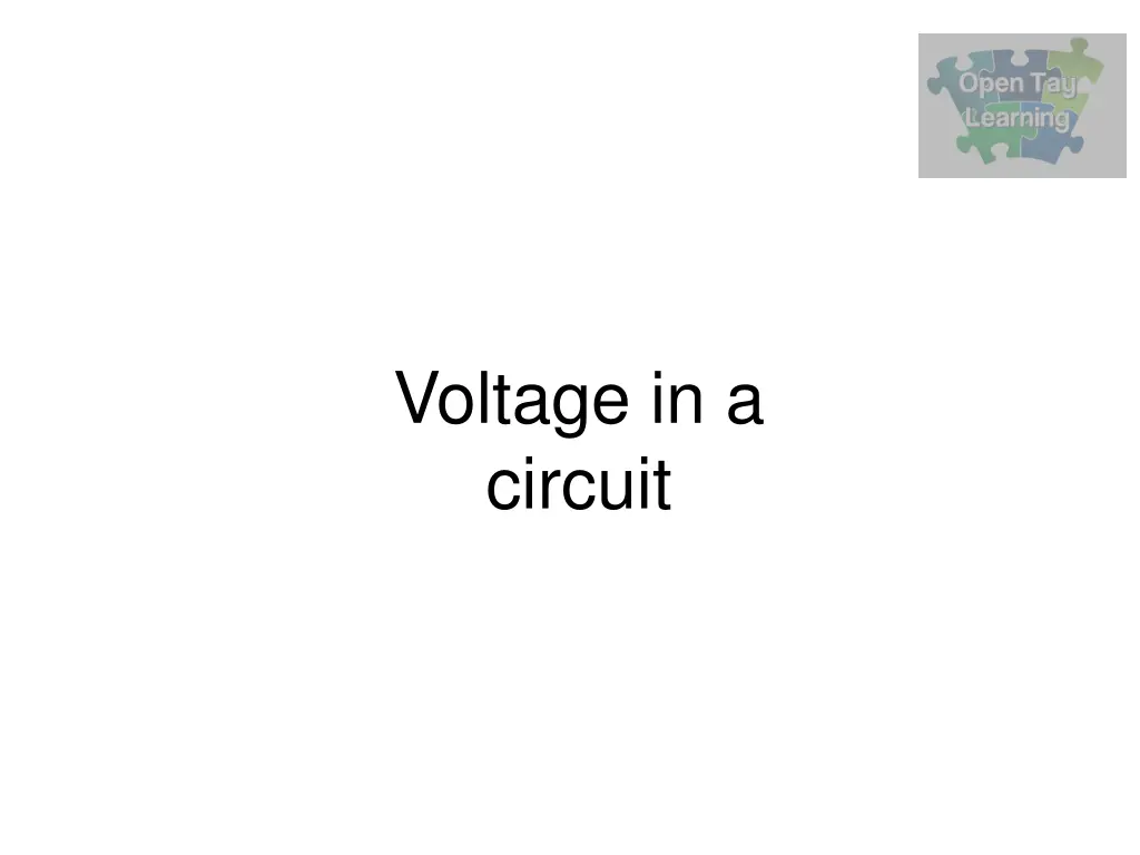 voltage in a circuit